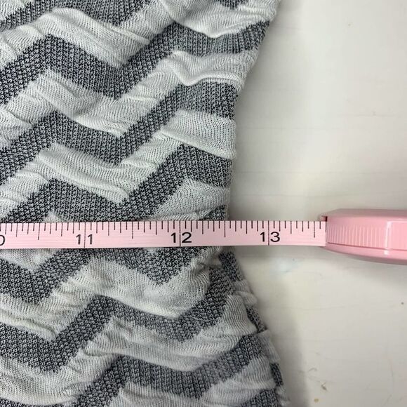 41 Hawthorn Black & White Jace Chevron Print Dress - Picture 6 of 7